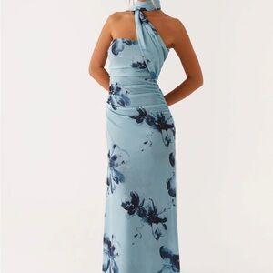 Peppermayo Exclusive - Songbird Maxi Dress - Blue Black Floral